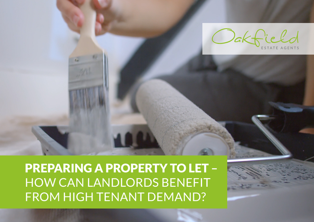 Preparing a property to let – how can landlords benefit from high tenant demand?