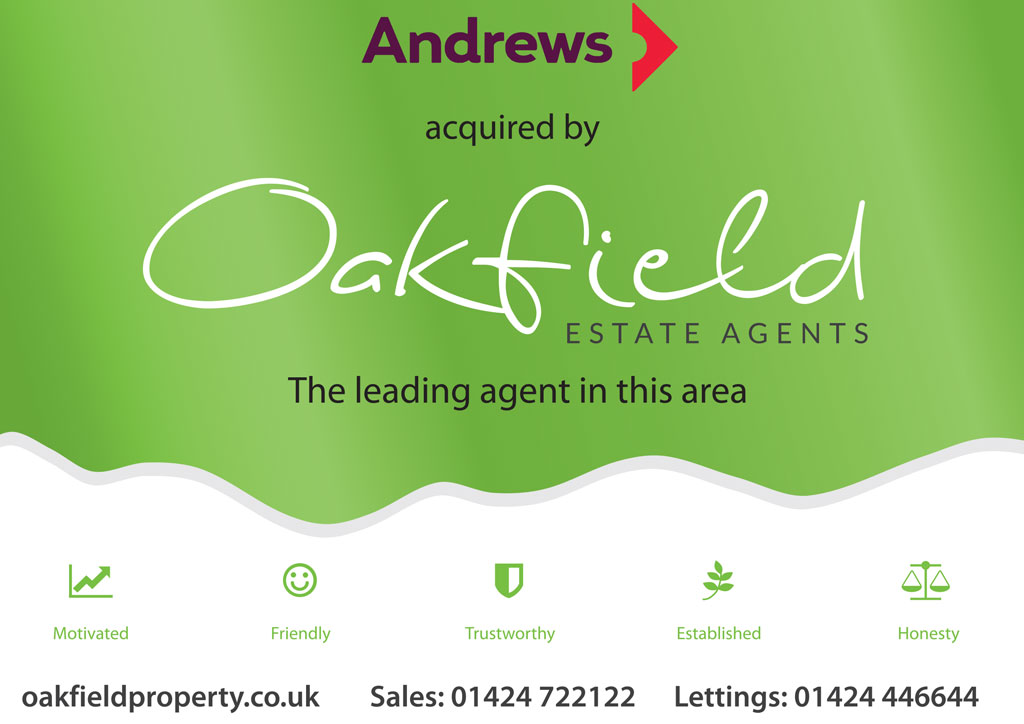 Oakfield Estate Agents announce acquisition of Andrews Estate Agents in Hastings, Bexhill and Eastbourne