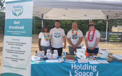 The team head to Eastbourne Pride to support Holding Space