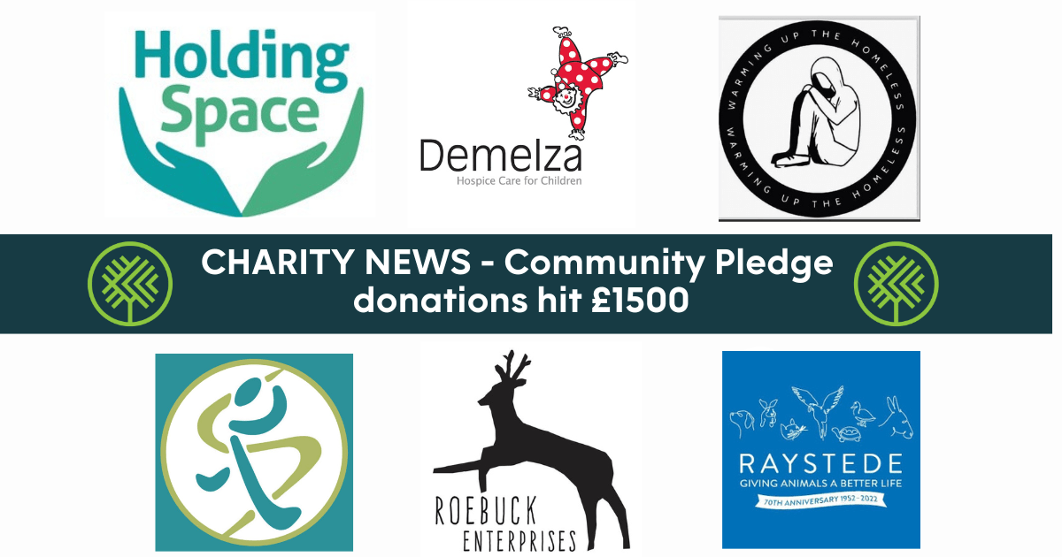 Community Pledge donations hits a fantastic £1500!
