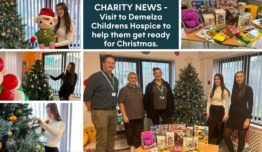 Visit to Demelza Children’s Hospice to help them get ready for Christmas