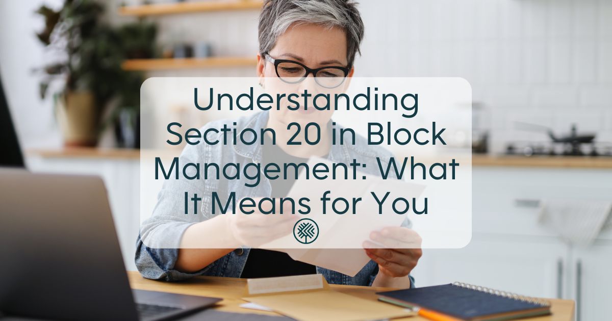 Understanding Section 20 in Block Management: What It Means for You
